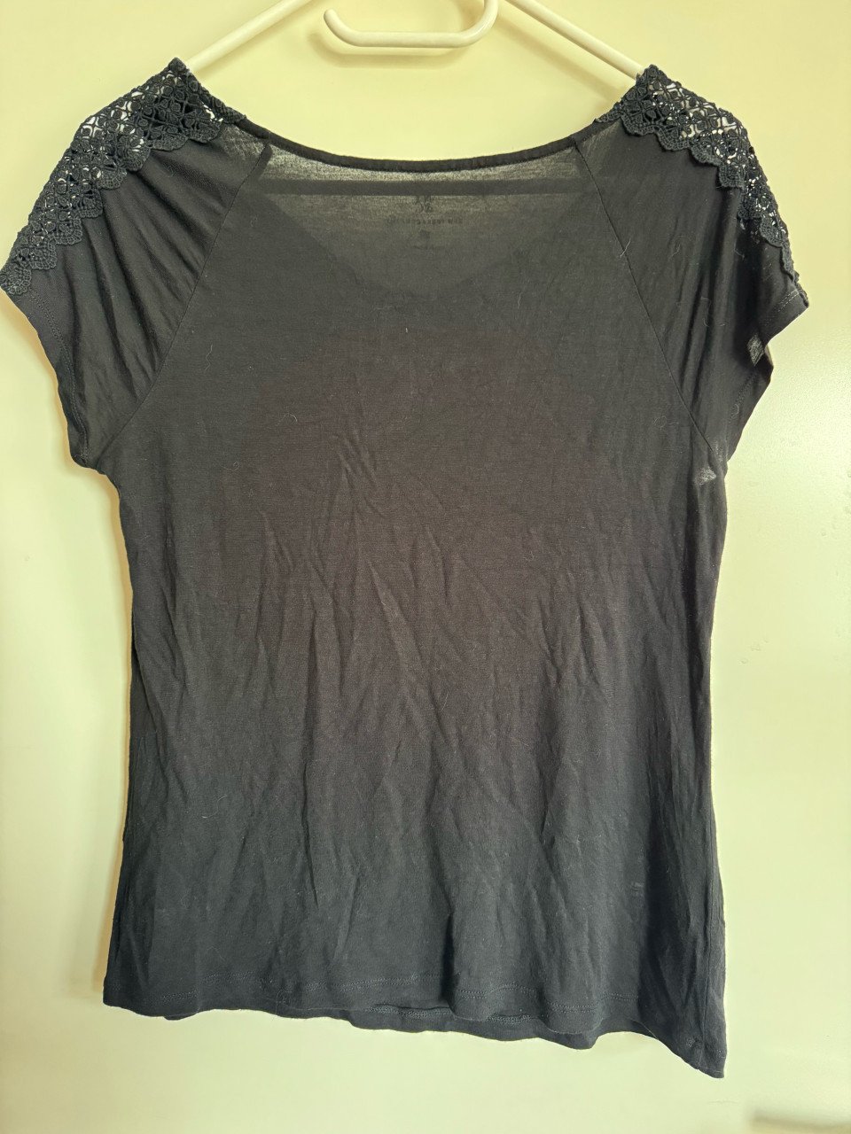 New York & Company T-shirt - Zwart - Maat L