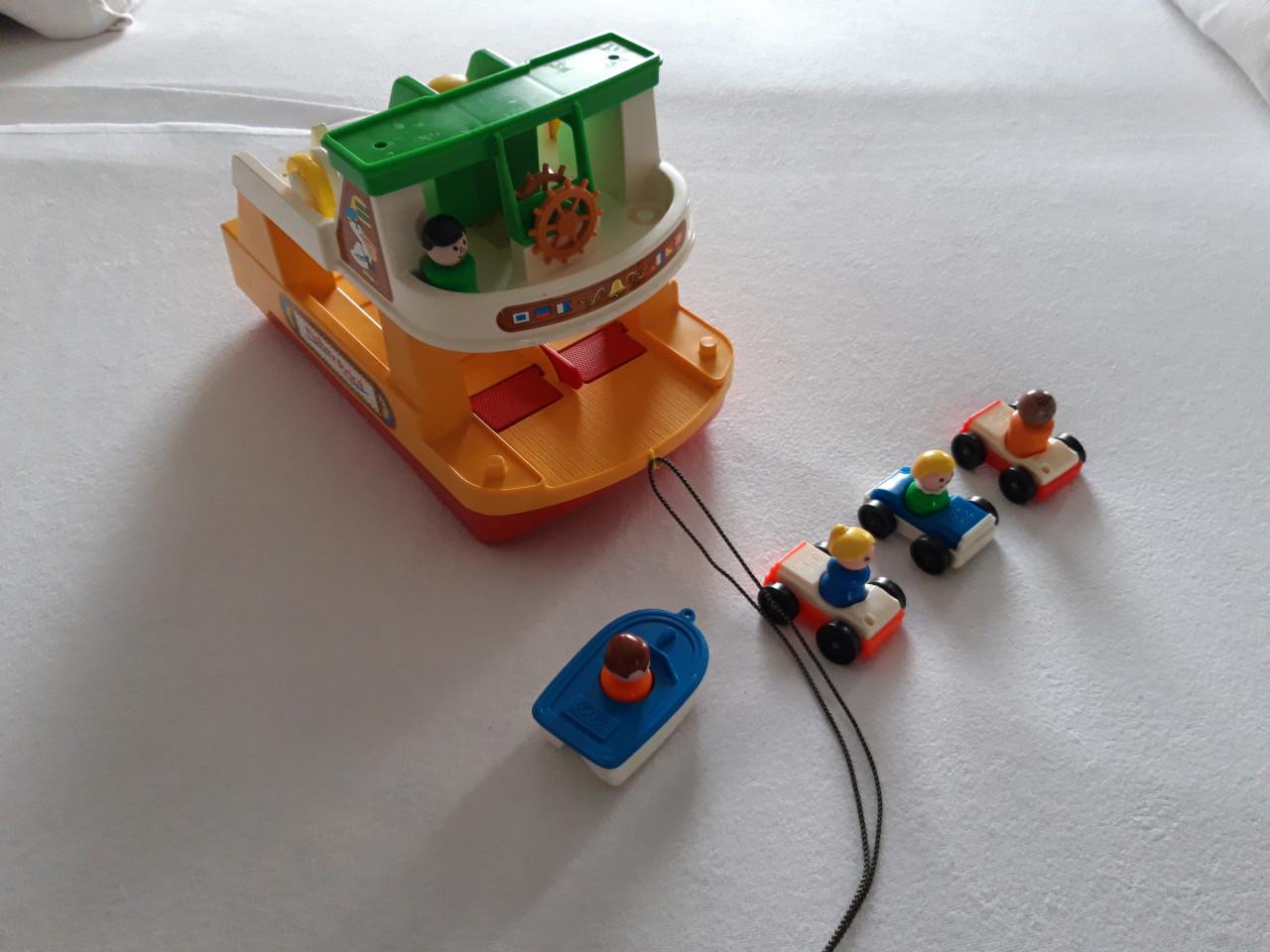 Vintage speelgoed: Fisher Price veerboot