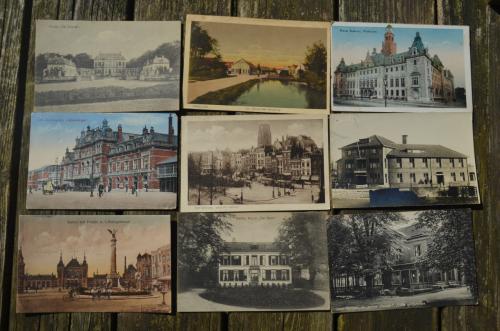 29 Ansichten Geografie Nl en Bel. begin 20e eeuw.