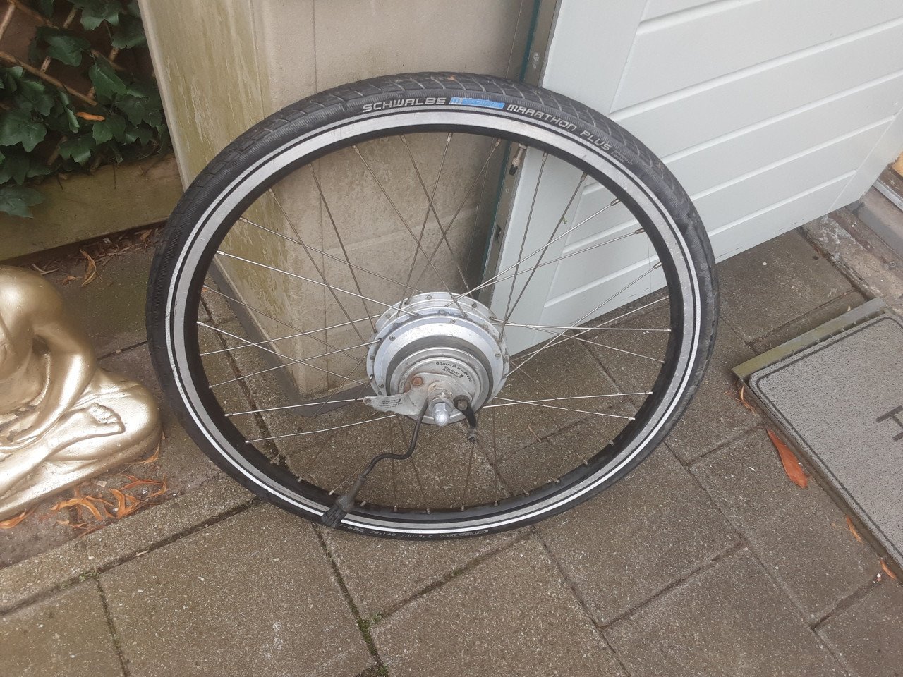 Sparta elektrische 28 inch achterwiel, 7 speed cassette, trommelrem