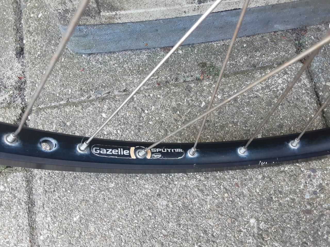 Gazelle 26 inch nexus achterwiel, 3 speed,rollerbrake rem