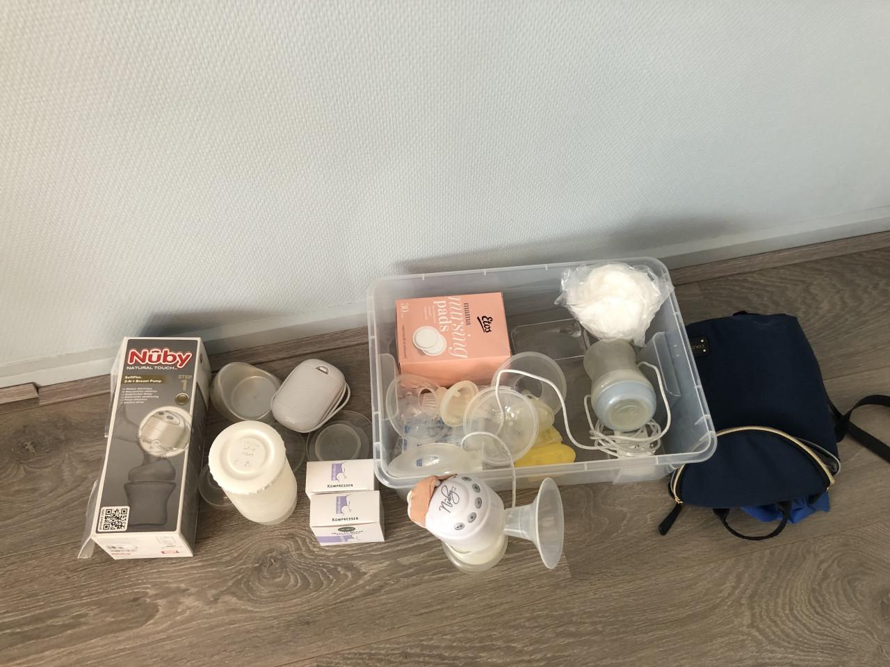 Nuby elektrische borstkolfset complete set