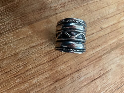 Vinted brede ring zilver 925