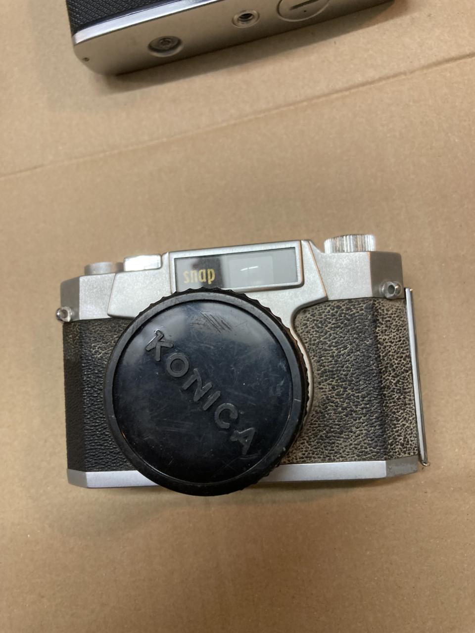 3 oudere analoog camera’s