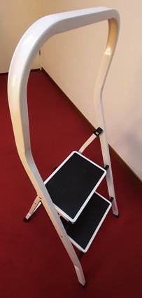 2 treden Keukentrap met leuning