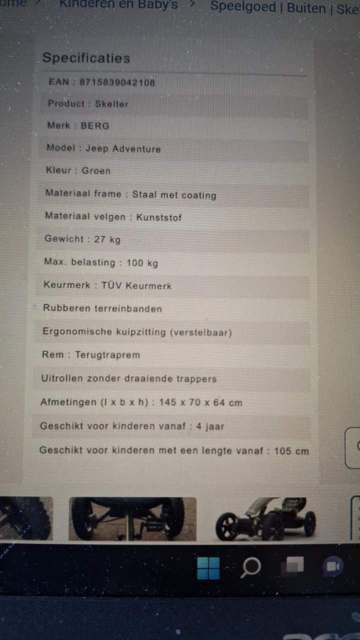 Skelter Berg Jeep Adventure Go-kart