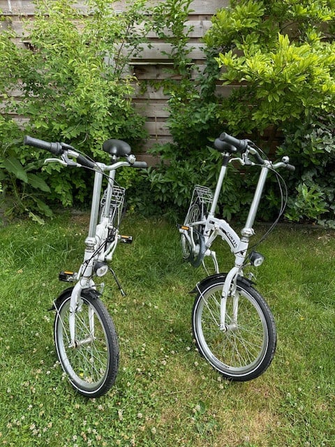 2x Vouwfiets