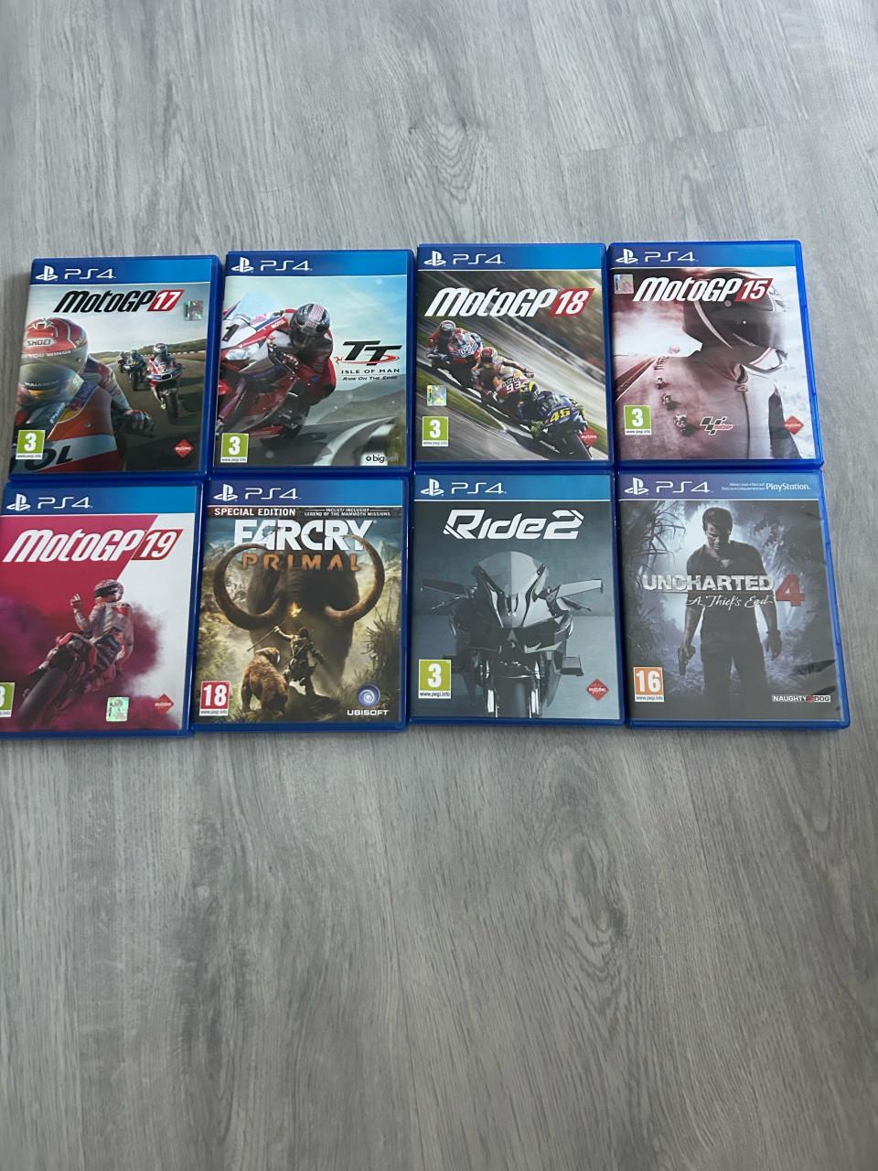 Playstation 4 spellen pakket 8 games