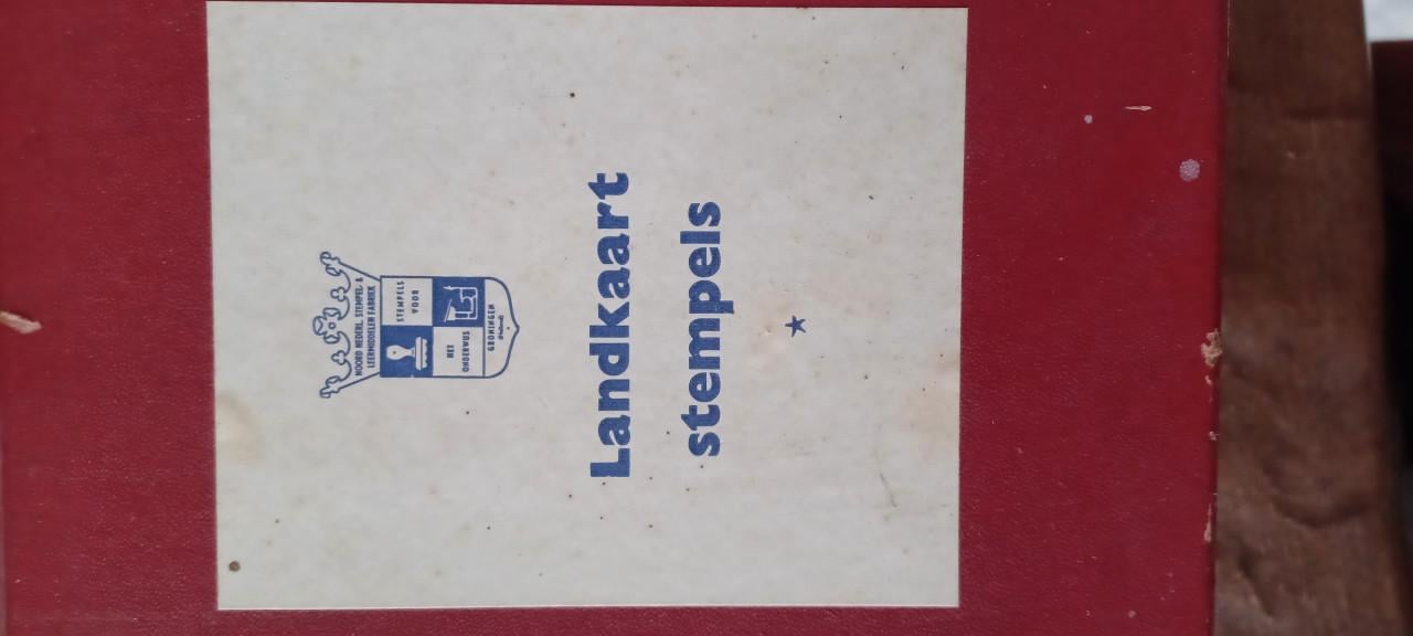 Landkaart stempels