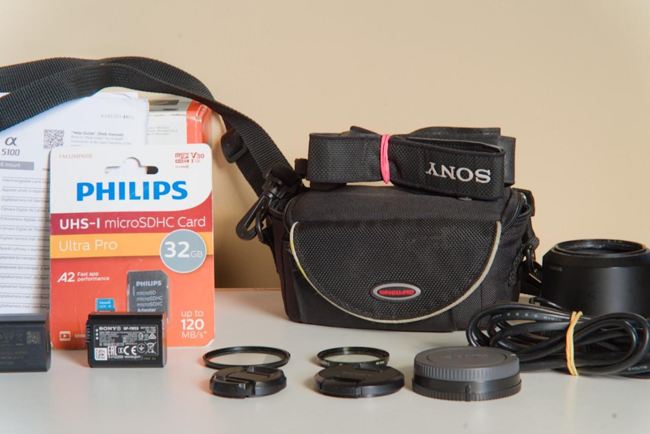 Sony a5100 systeemcamera inc 2 sony lenzen en accessiores