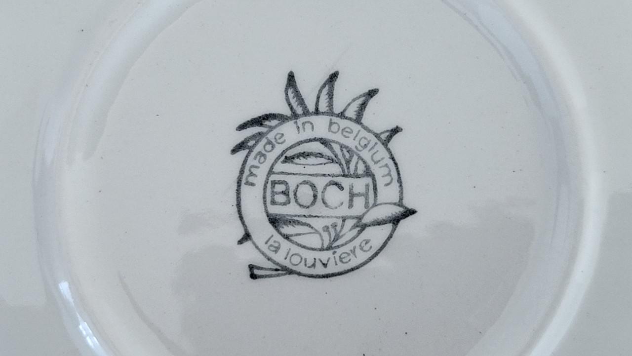 "Boerenbont (Boch Belgium) petit four bordje 11 cm