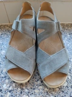 Sandalen Durea, grijs-groen, 5,5 / 39