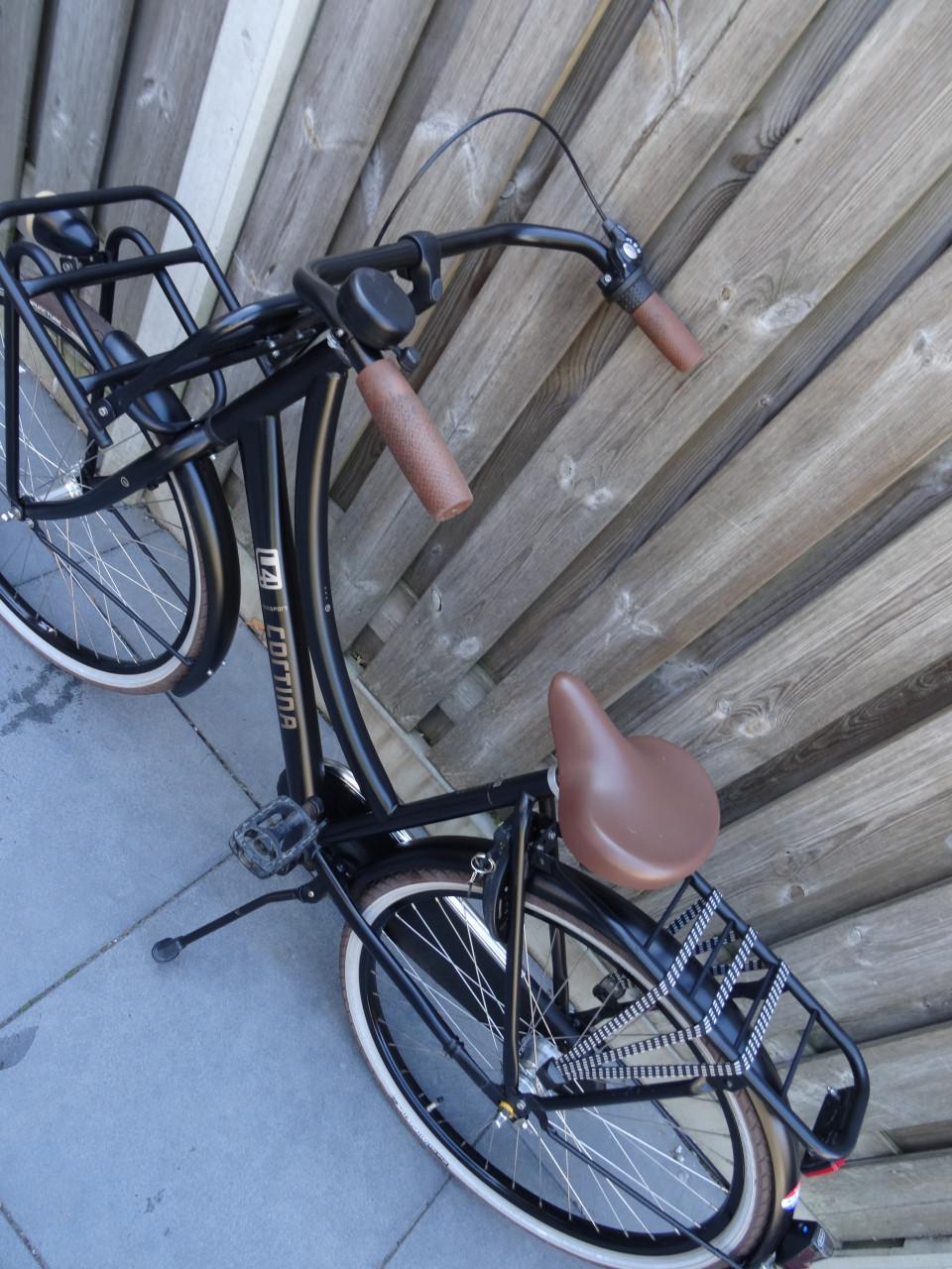 🚲 Cortina U4 Transport Meisjesfiets – 26 inch | Zwart