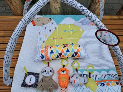 Babygym speelmat met speelgoed