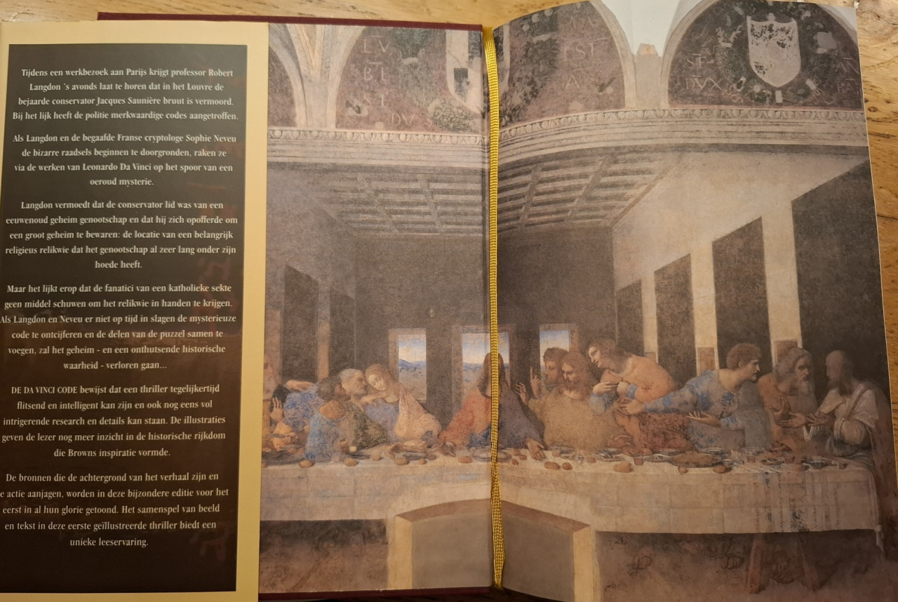 De Da Vinci Code, door Dan Brown: luxe geïllustreerde editie