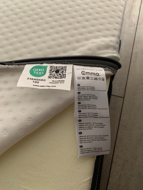 Emma matras 1 persoons