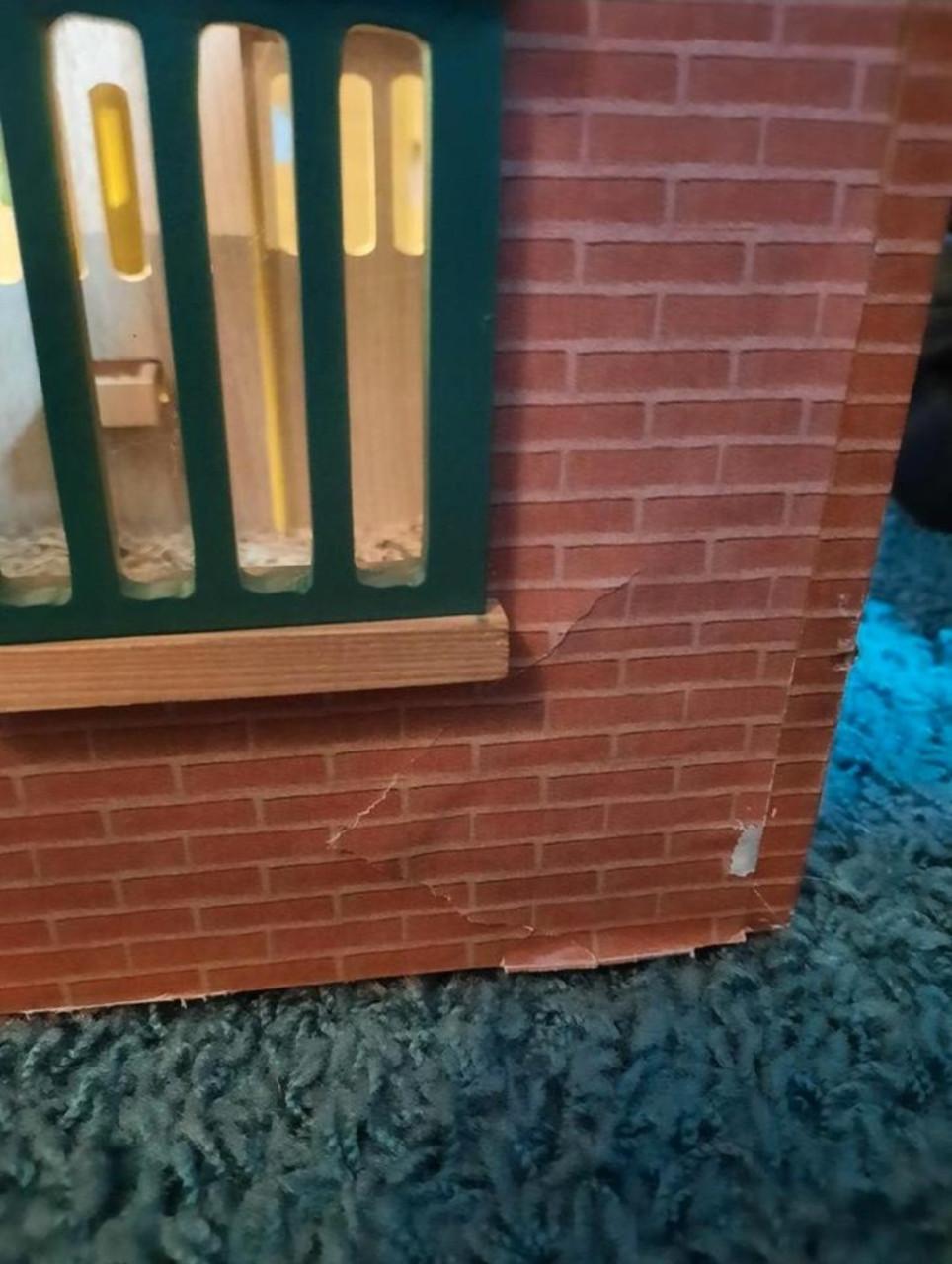 Schleich manege hout met verlichting