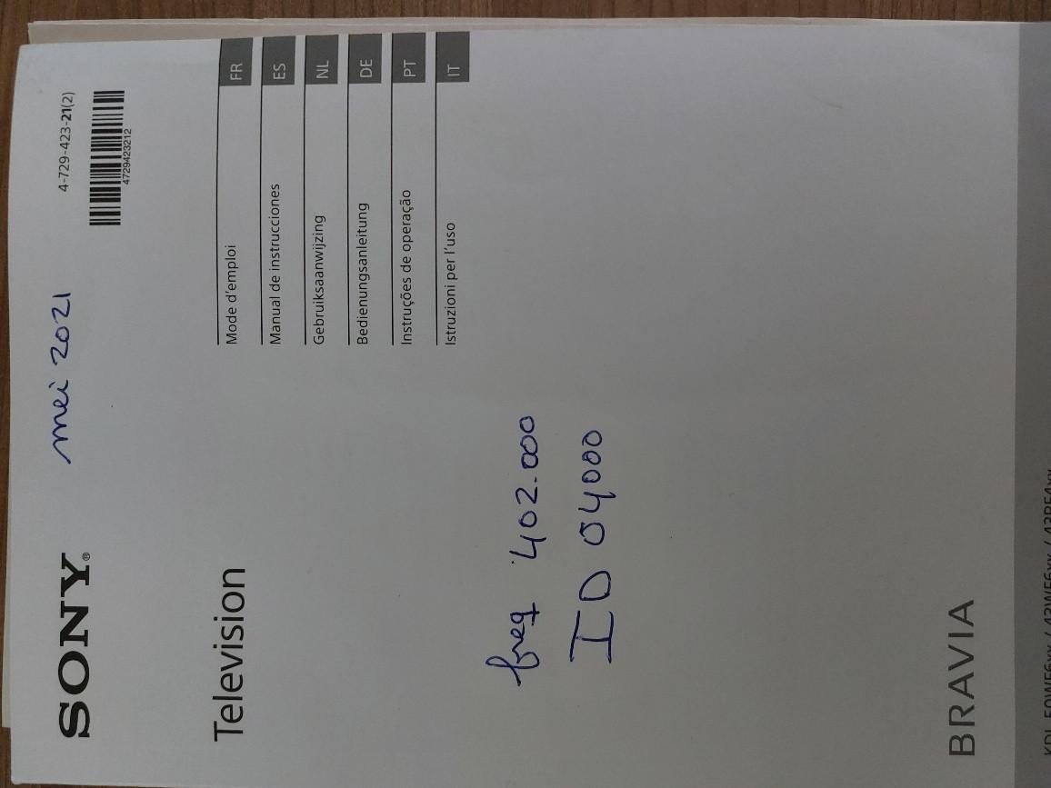 Sony Smart TV 43 inch - Scherpe Beeldkwaliteit! € 75,00