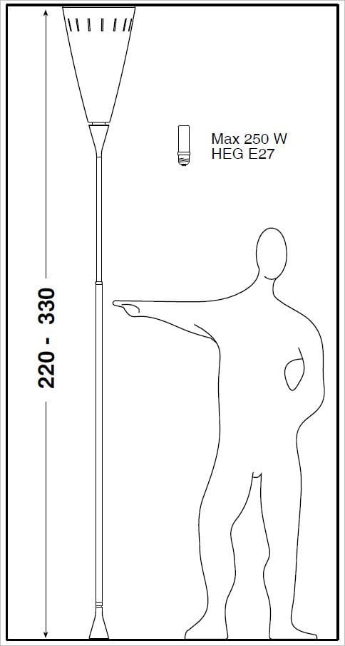 Staande lamp - Luceplan Chichibio