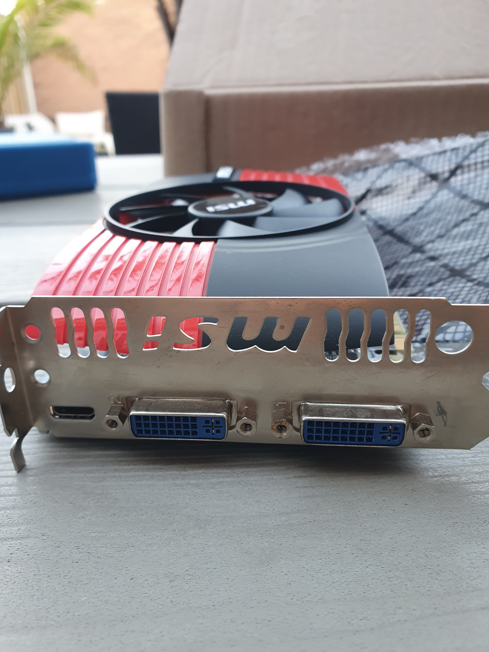 Zgan MSI N450GTS-M2D1GD5/OC GeForce videokaart in goede staat...