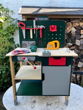 Kinderwerkbank Parkside voor uren speelplezier