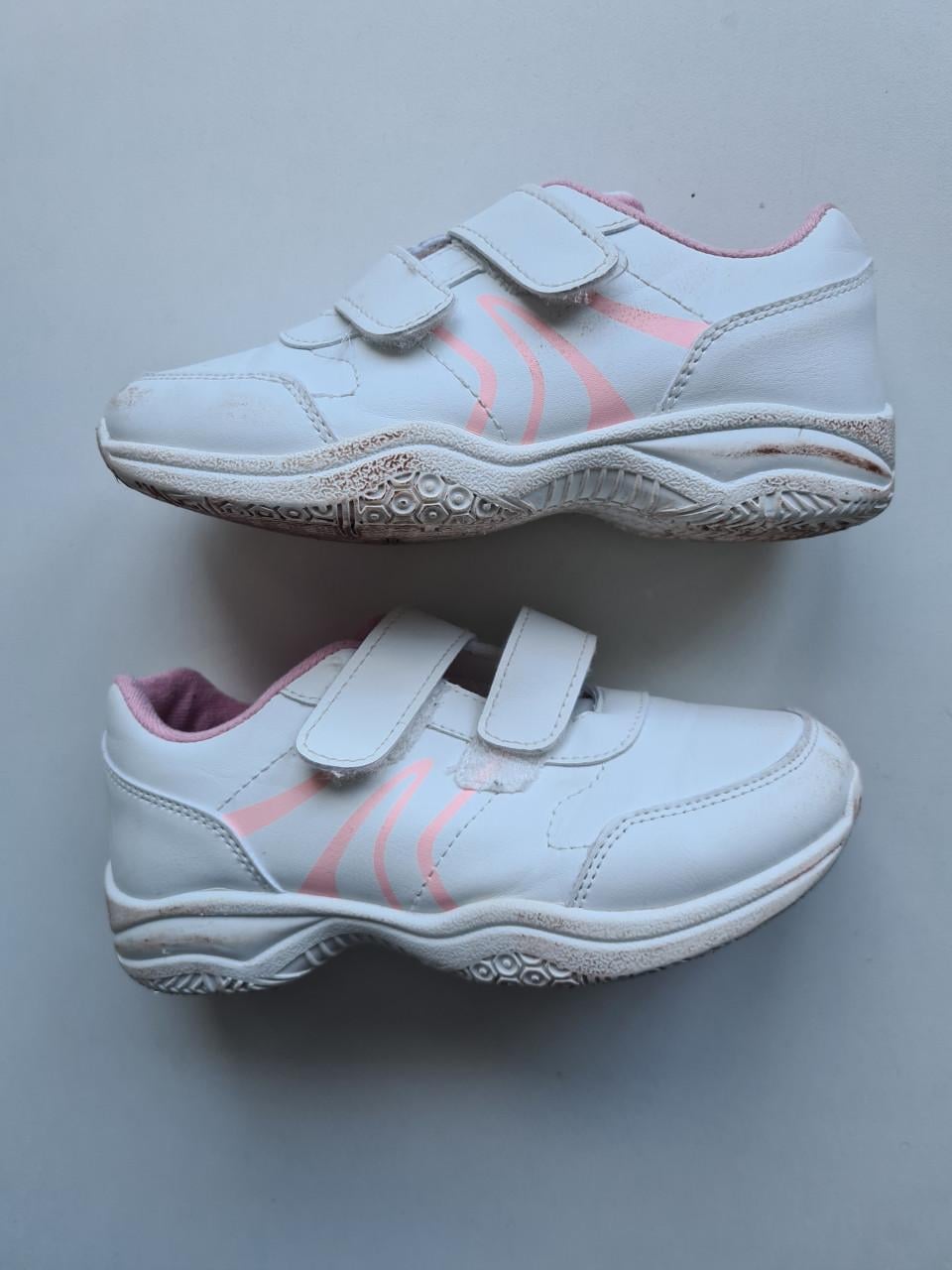 Witte sportschoenen met klittenband - Maat 31