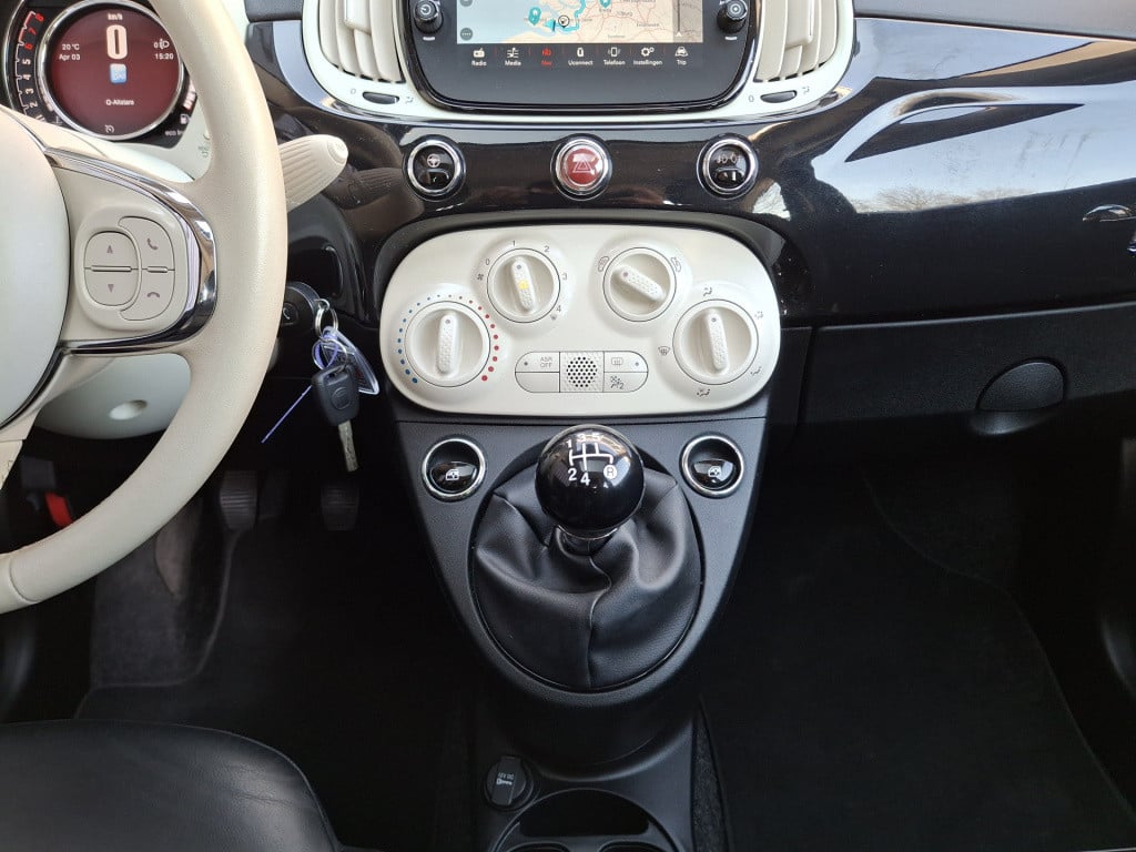 Fiat 500 1.2 lounge | airco | cruise | pano | leder