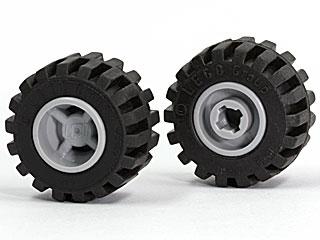 Lego: verschillende soorten wielen, spatborden en ophangstenen voor wielen