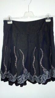 D blauwe jeansrok maat 40    3,95