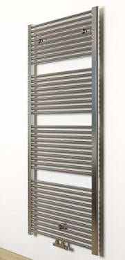 Wiesbaden Elara radiator, chroom, 181x60 cm
