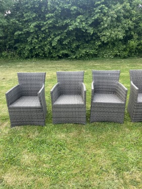 6 tuinstoelen