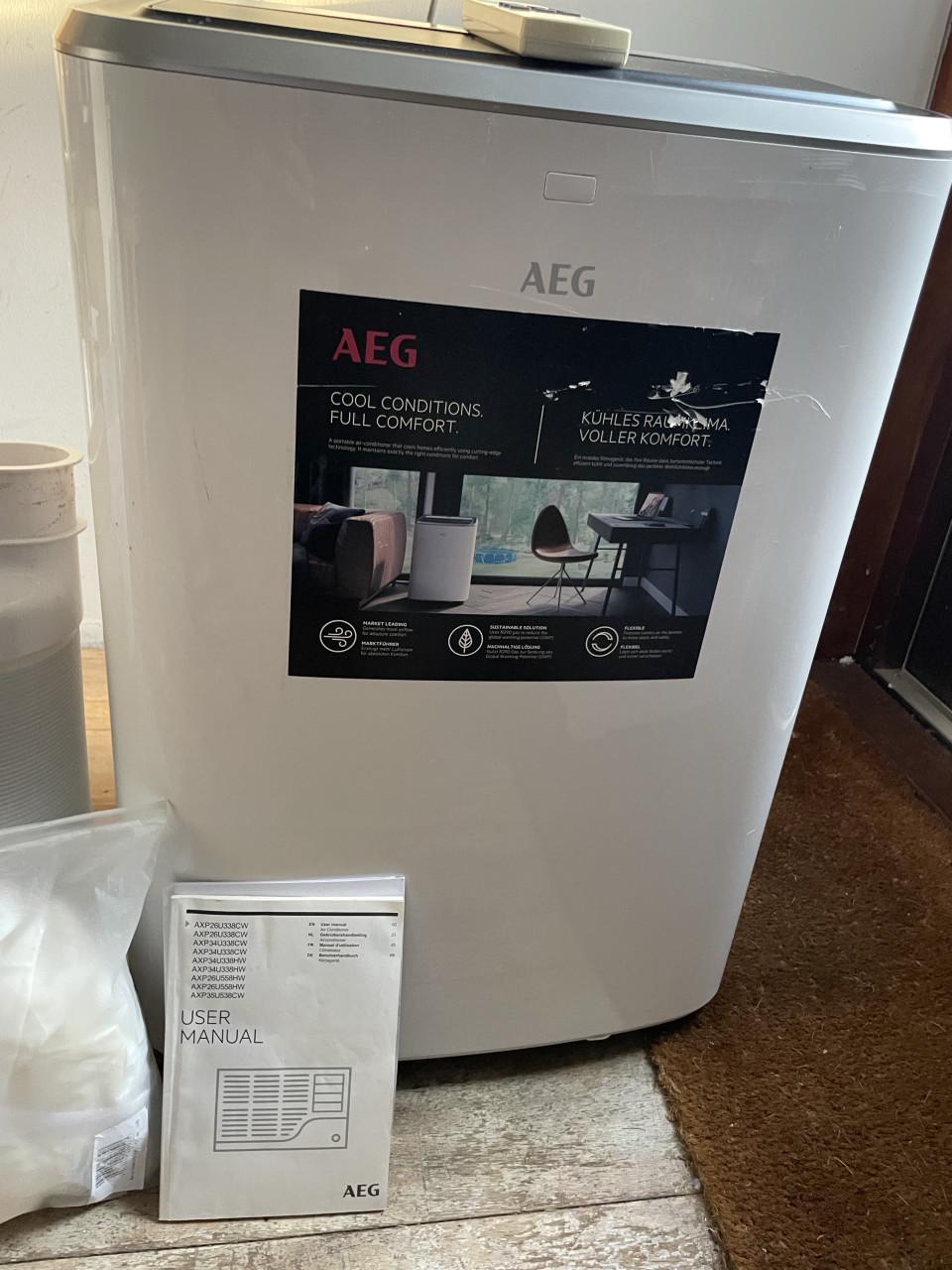 Mobiele airco goed werkend merk AEG