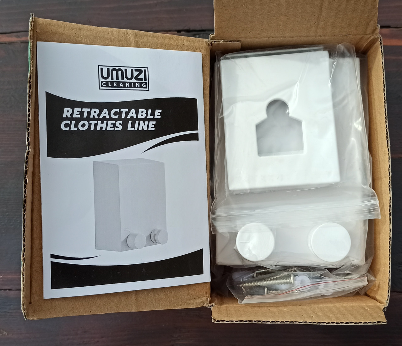 Umuzi Cleaning - Uittrekbare Waslijn - 4 Meter - Nieuw