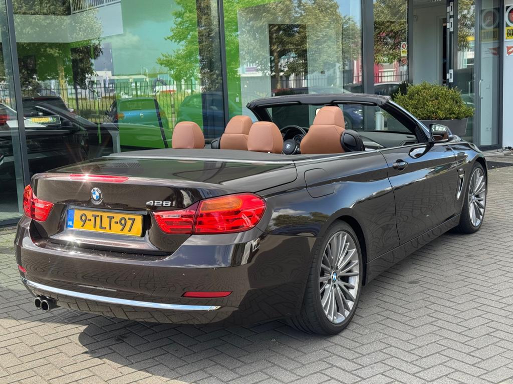 BMW 4 Serie cabrio 428i high executive * nl auto nap * stoel + nek verwarmi