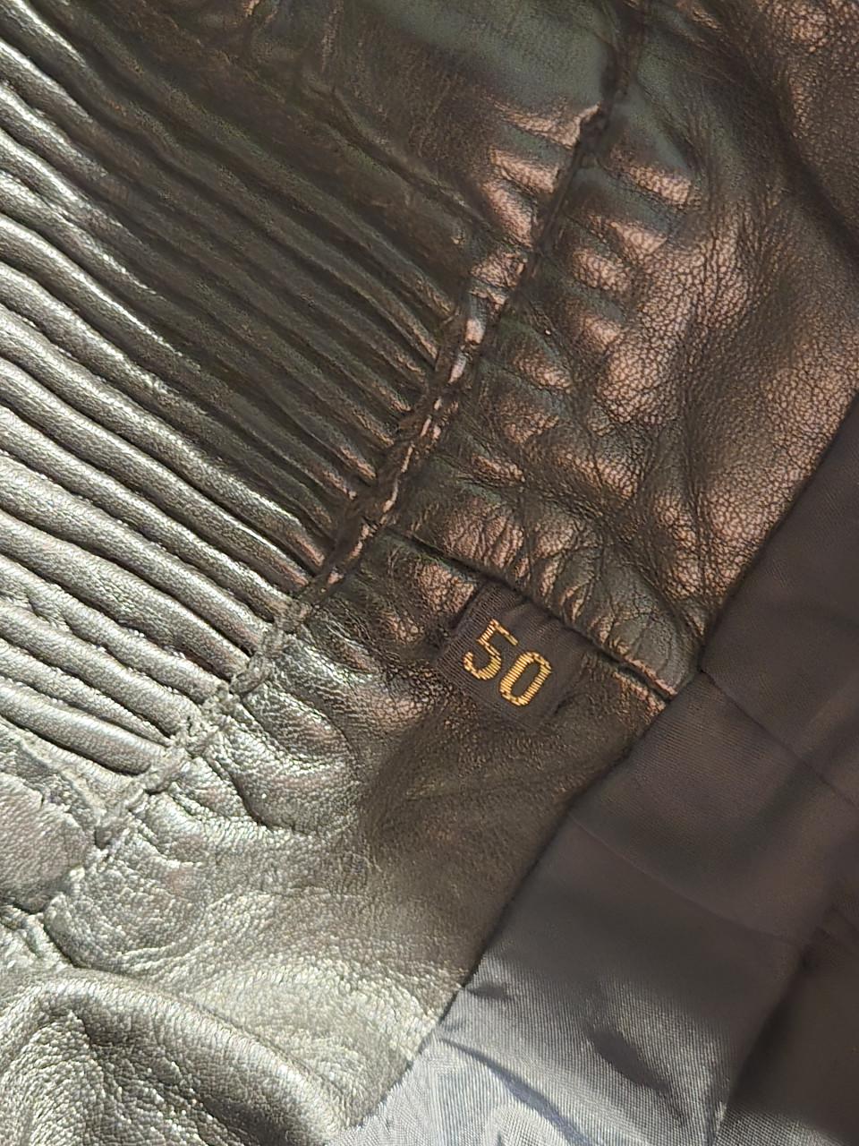 Leren motorbroek Maat 50