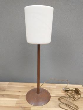 2x tafellamp met Albast kap