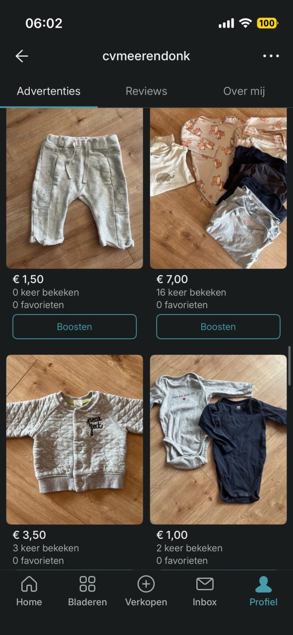 Veel kleding maat 56 - 62