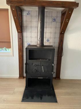 Industriële houtkachel van Thor Dania