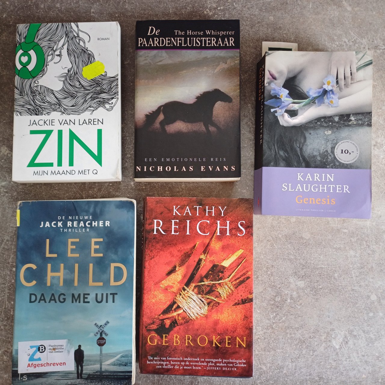 Thrillers per stuk 1 euro