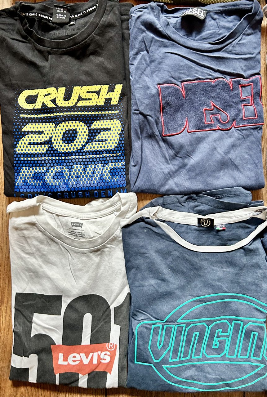 12 T-shirts Vingino/Retour/Diesel/Levi’s/Petrol