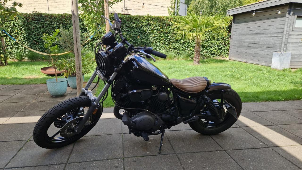 Yamaha Virago XV 750 bobber/ cafe racer - Uniek Geluid!
