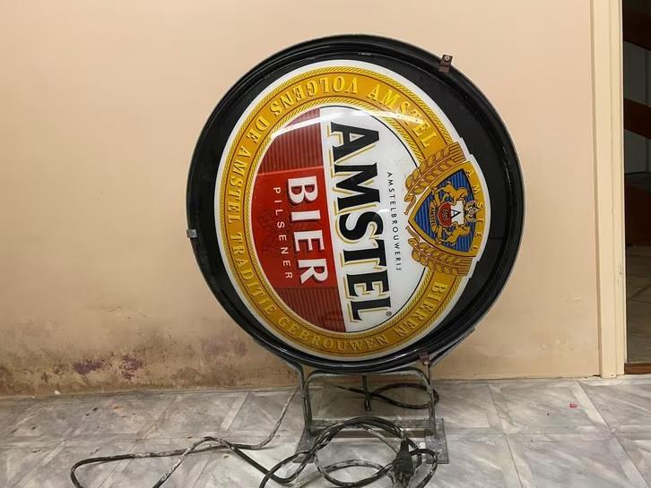 Amstel bier lichtreclamebord