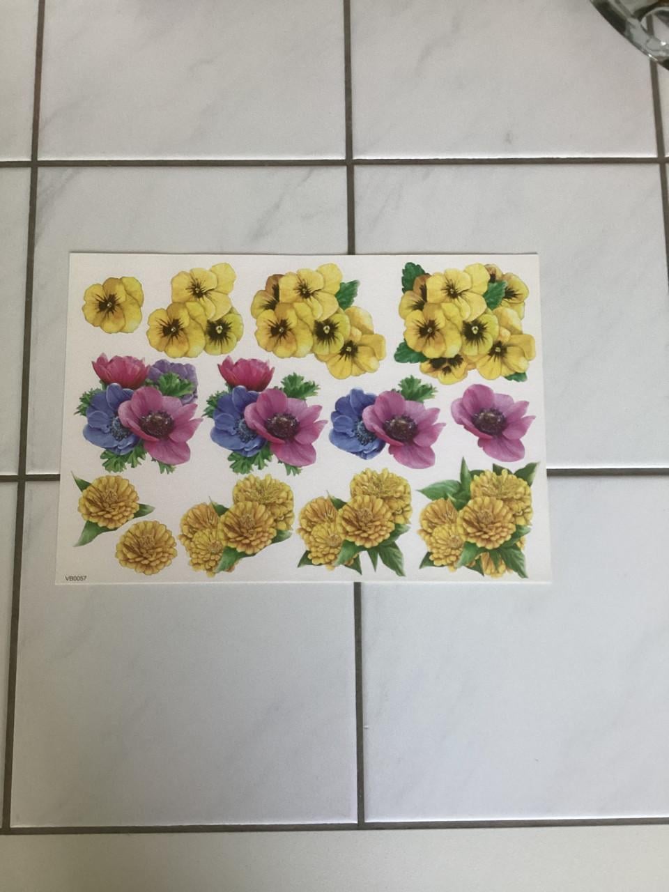 24 knipvellen bloemen