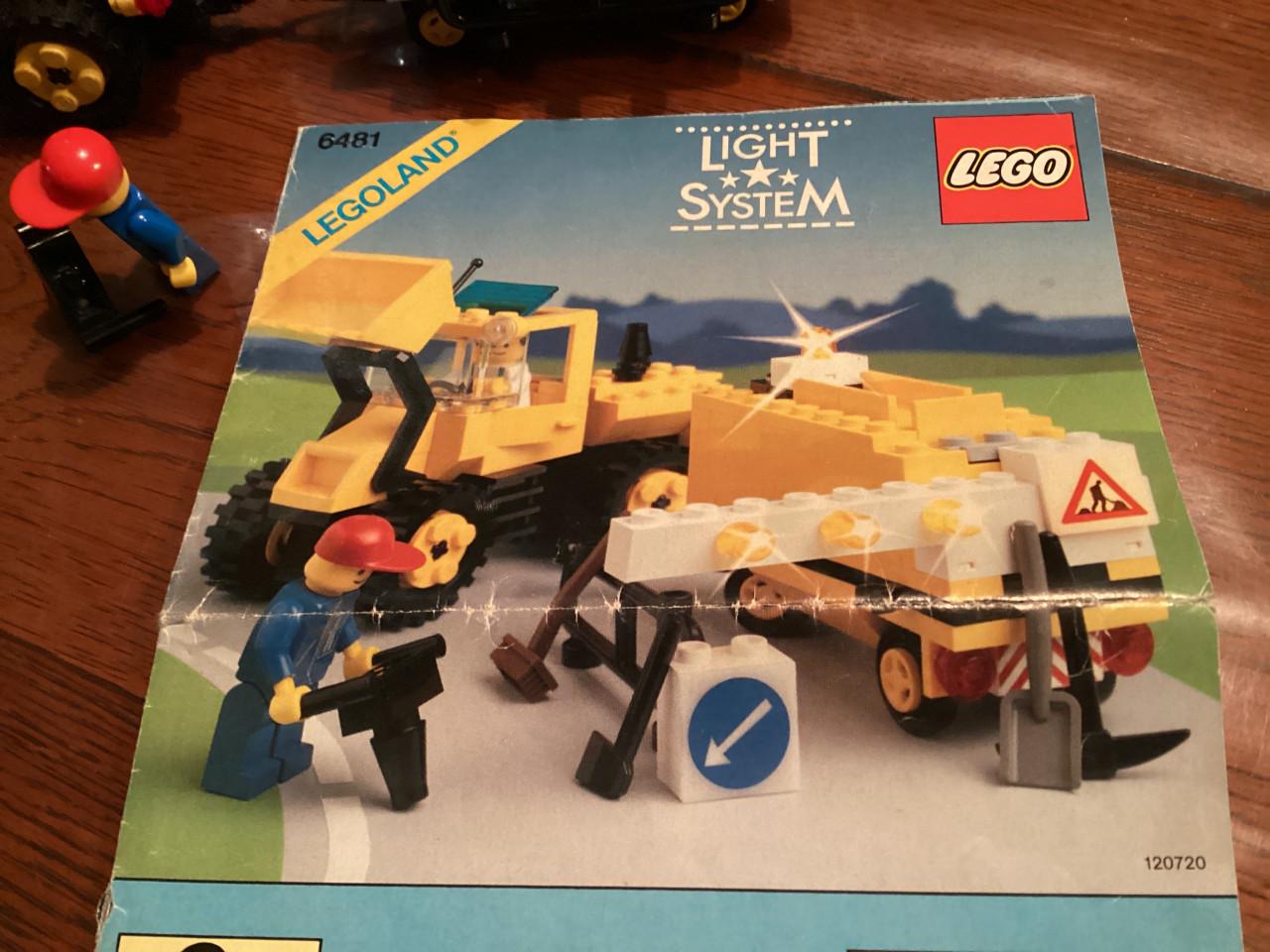 Legoland 6481 light system shovel