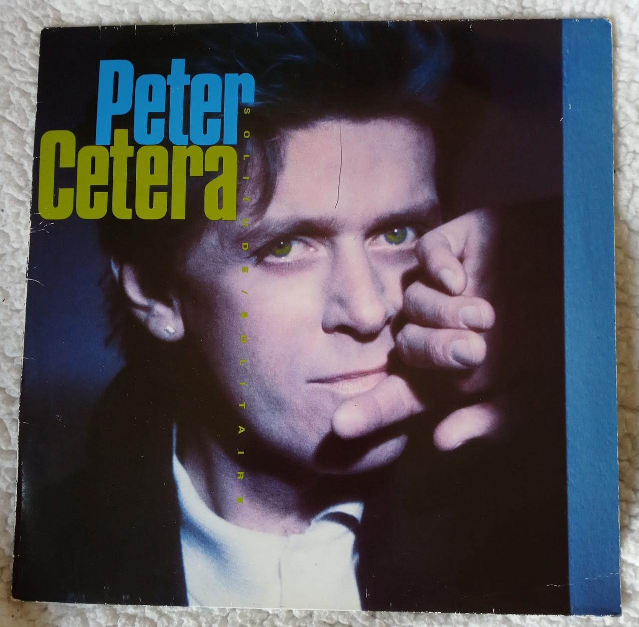 LP. Peter Cetera - Solitude / Solitaire. Vinyl en hoes prima.
