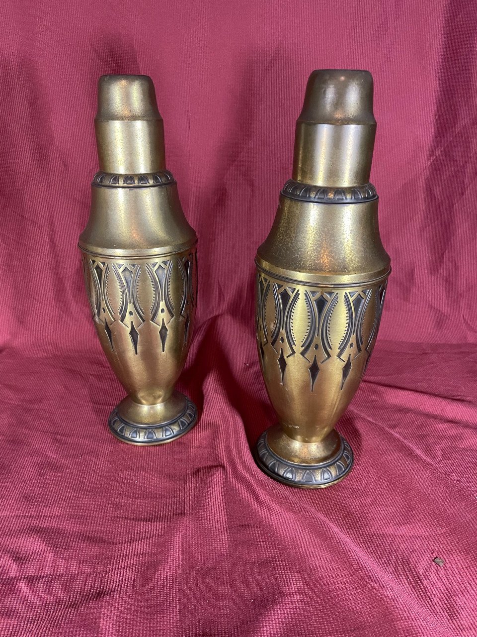Jugendstil vaas twee maal