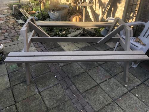 Onderstel picknicktafel