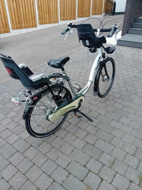 Sparta omazone moederfiets 7versn met stoeltjes  en scherm