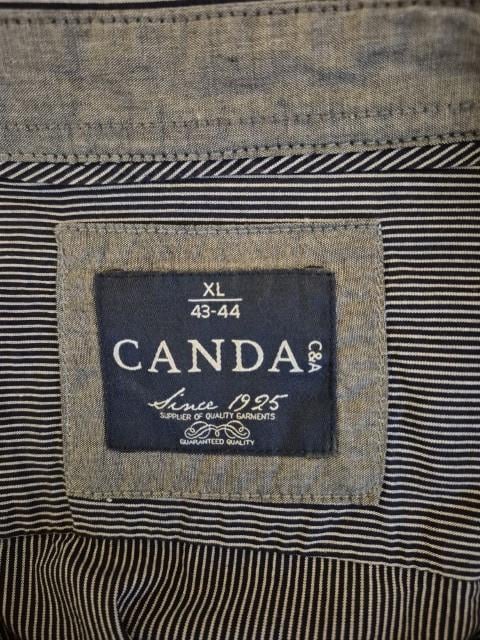 Overhemd heren fijn gestreept maat 43/44