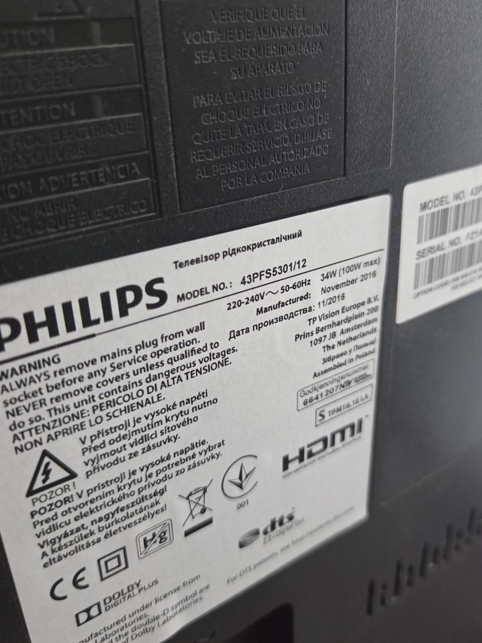 Philips 43 inch Full HD LED TV